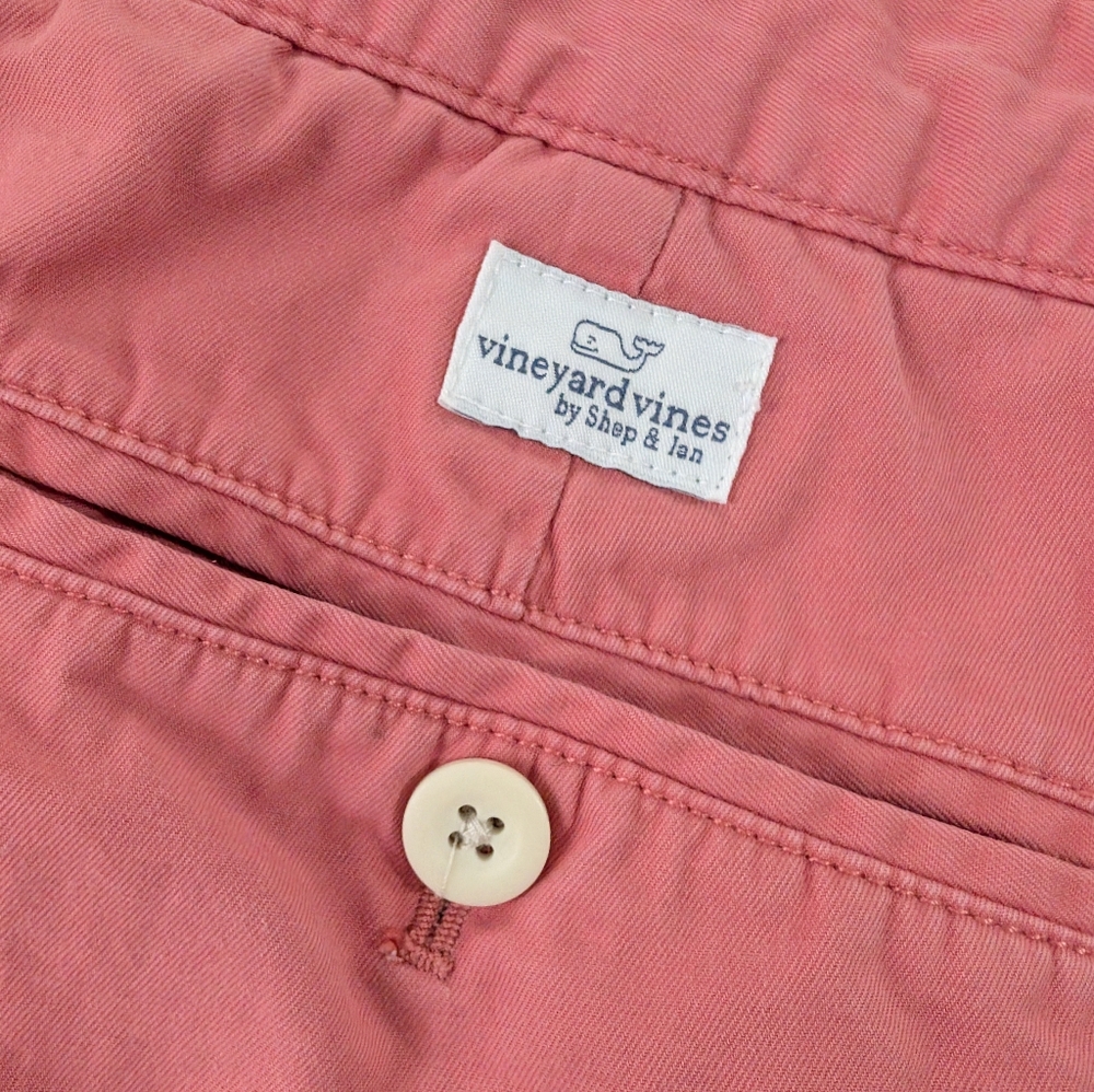 Men's Vineyard Vines Coral Shorts - Picture 7 of 7